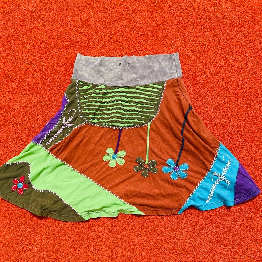 Rising International Skirt Size Medium Hippie Boho Festival.